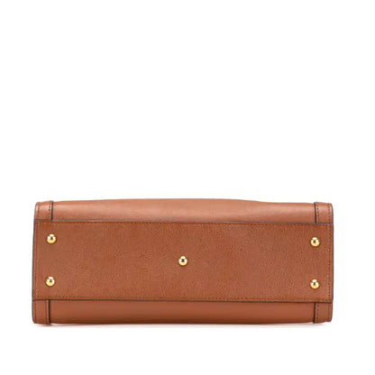Gucci Small Leather Bamboo Diana Satchel