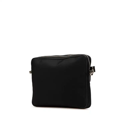 Gucci Leather Trimmed Nylon Laptop Bag