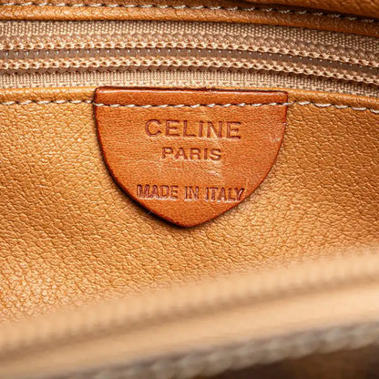 Celine Macadam Coated Canvas Handbag