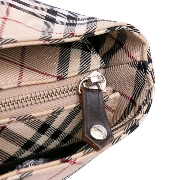 Burberry Nova Check Canvas Handbag