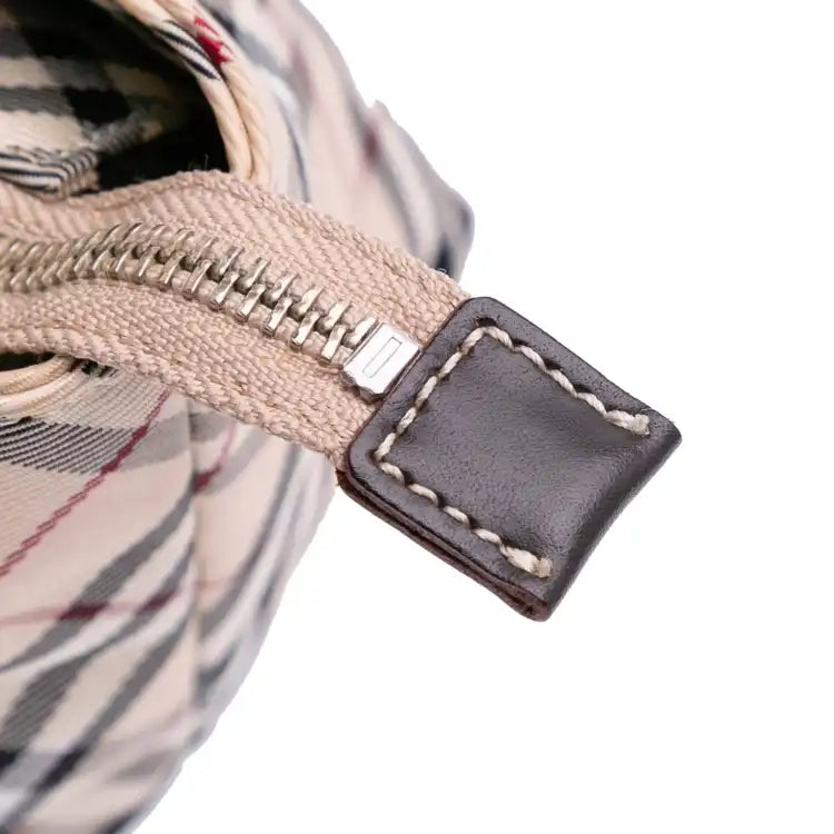 Burberry Nova Check Canvas Handbag