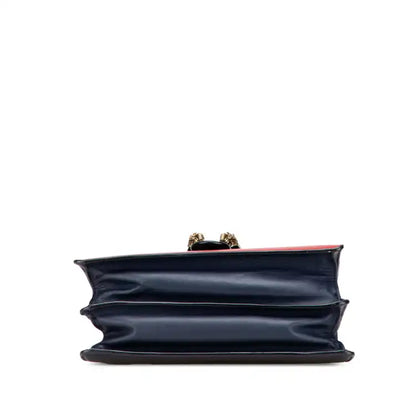 Gucci Medium Leather Bamboo Dionysus Web Satchel