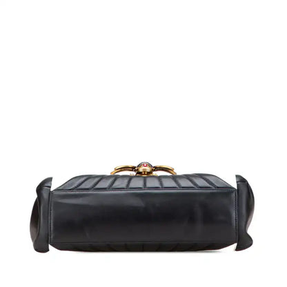 Gucci Leather Bamboo Queen Margaret Satchel