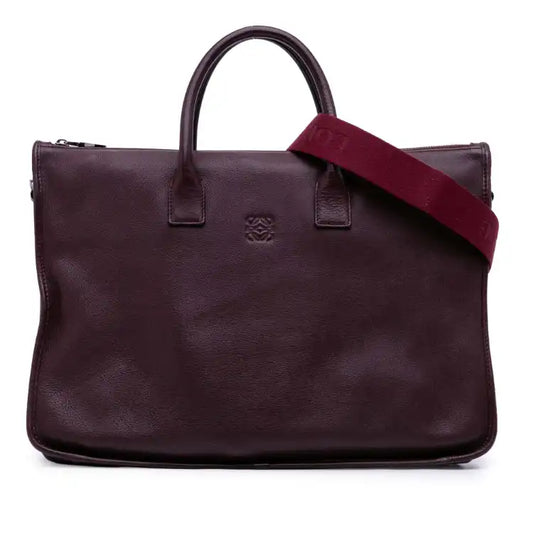 LOEWE Leather Anagram Toledo Briefcase