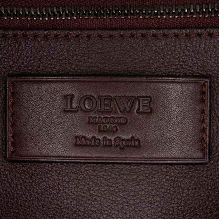 LOEWE Leather Anagram Toledo Briefcase