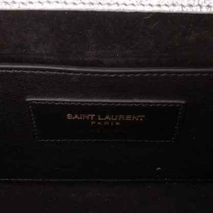 Saint Laurent Small Metallic Calfskin Classic Monogram Kate Crossbody