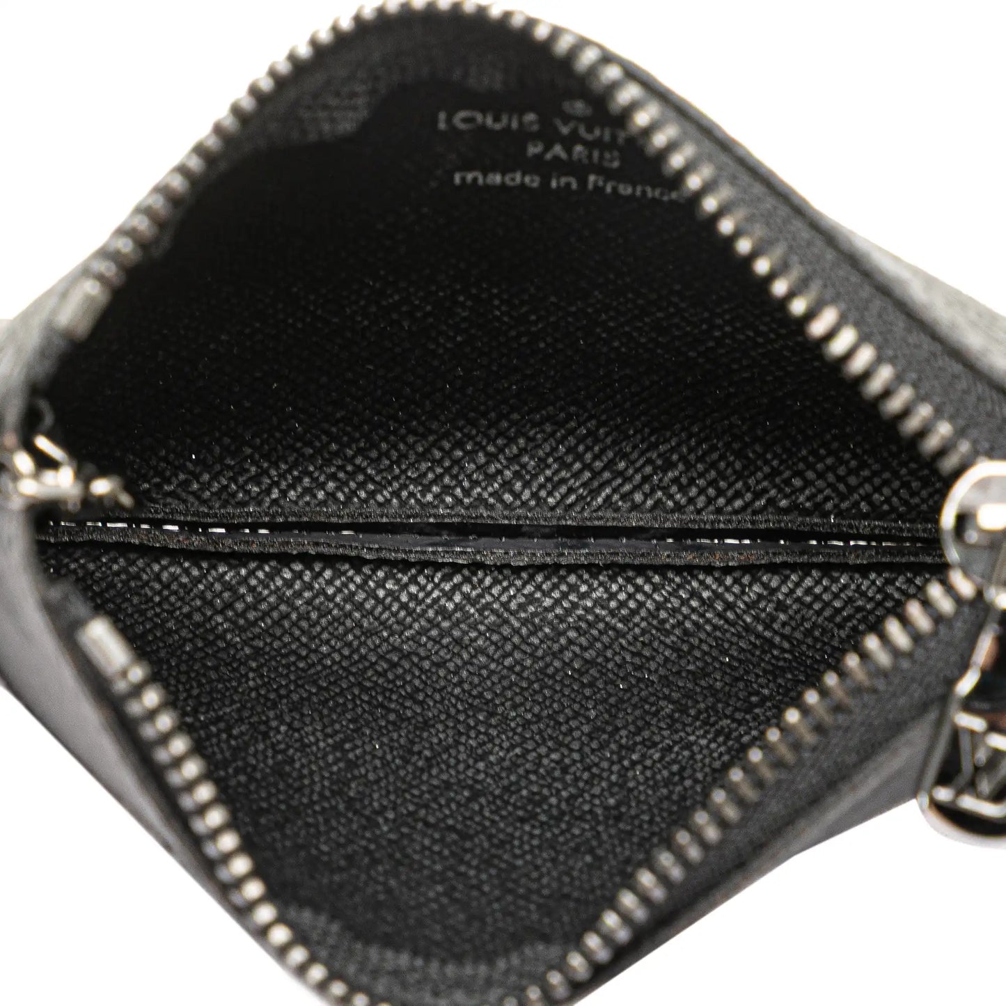 Louis Vuitton Monogram Eclipse Reverse Trio Messenger Key Pouch