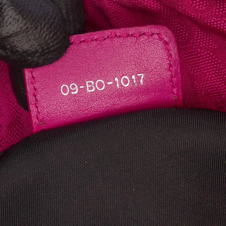 Dior Diorissimo Trotter Canvas Bow Charm Shoulder Bag