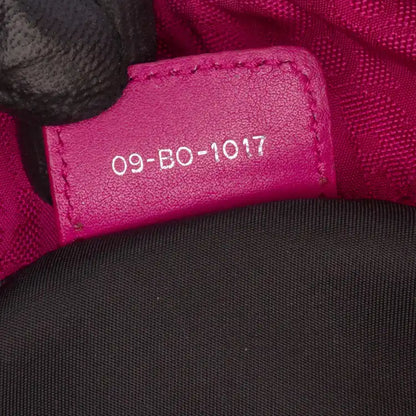 Dior Diorissimo Trotter Canvas Bow Charm Shoulder Bag