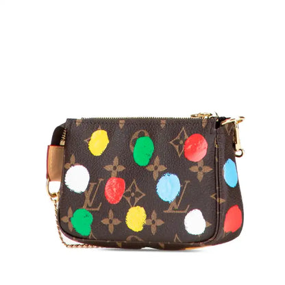 Louis Vuitton Yayoi Kusama Monogram Painted Dots Mini Pochette Accessoires