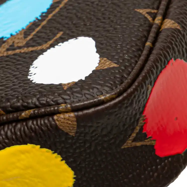 Louis Vuitton Yayoi Kusama Monogram Painted Dots Mini Pochette Accessoires