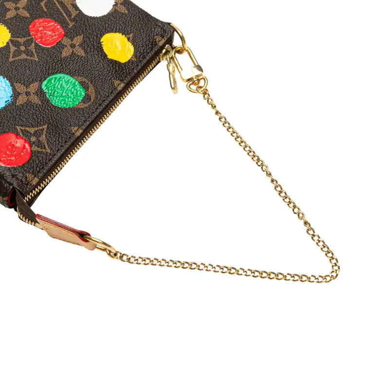 Louis Vuitton Yayoi Kusama Monogram Painted Dots Mini Pochette Accessoires