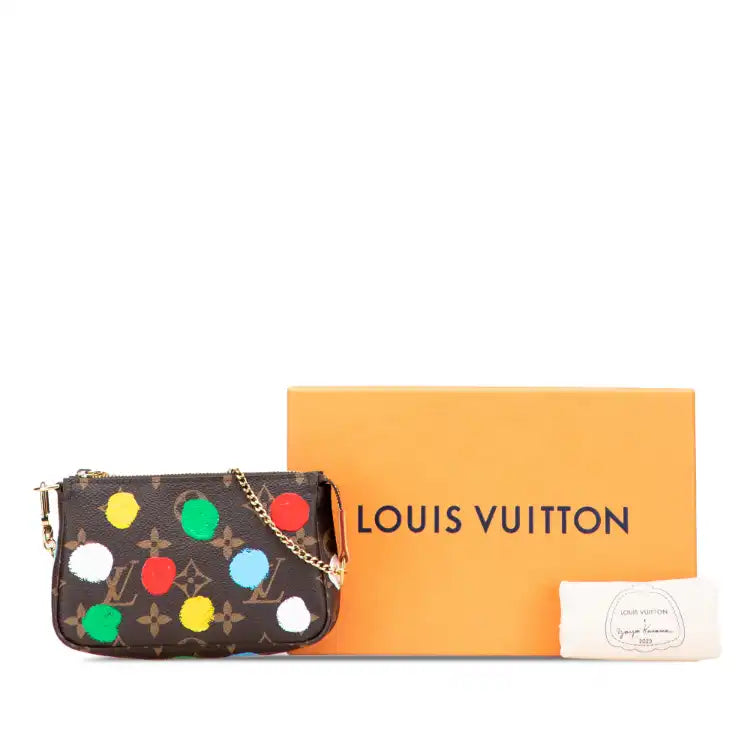 Louis Vuitton Yayoi Kusama Monogram Painted Dots Mini Pochette Accessoires