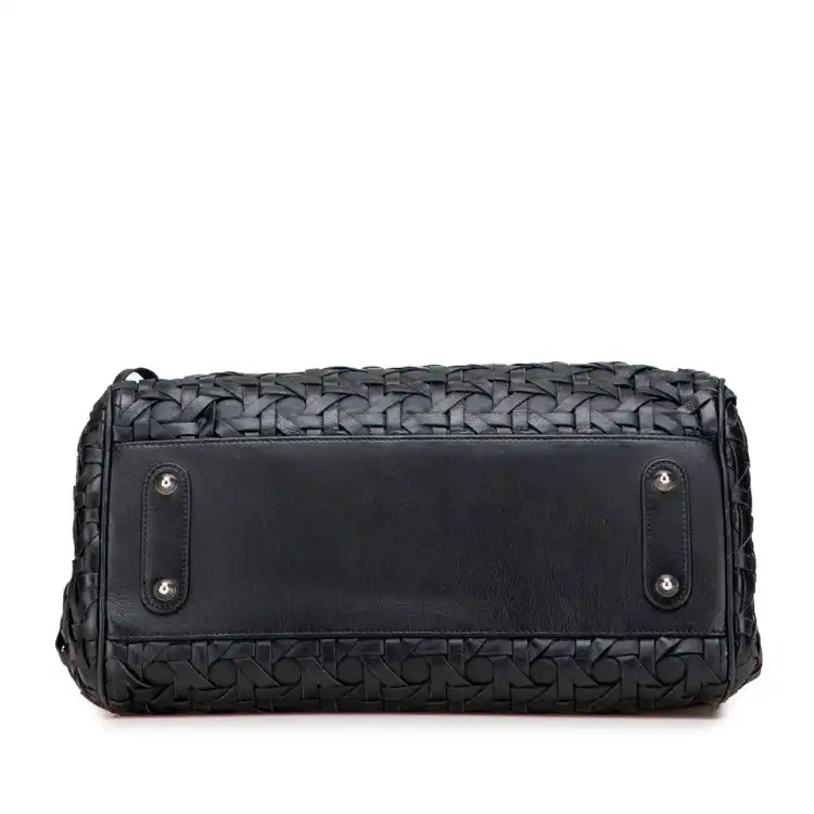 Dior Woven Lambskin Lady Dior Avenue Tote