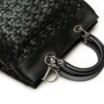 Dior Woven Lambskin Lady Dior Avenue Tote