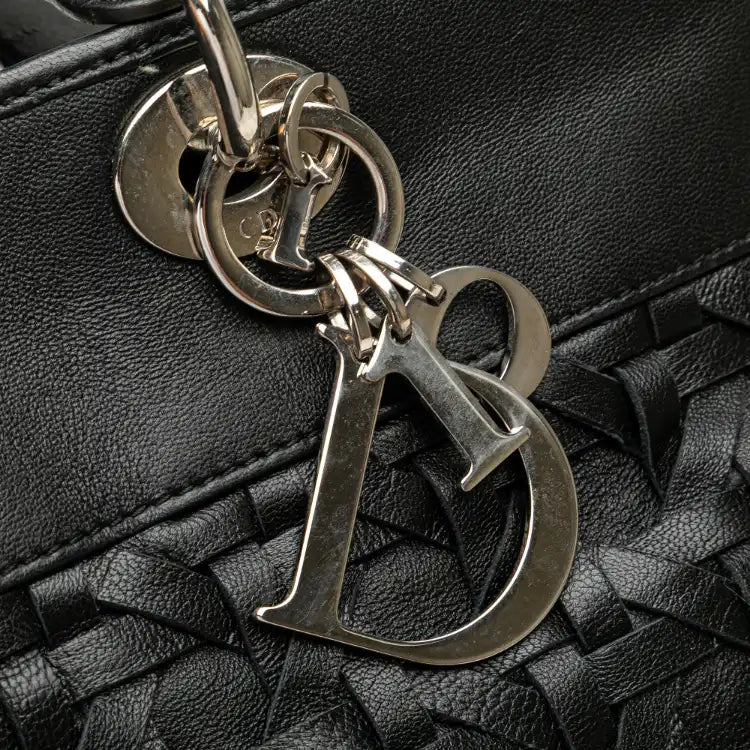 Dior Woven Lambskin Lady Dior Avenue Tote