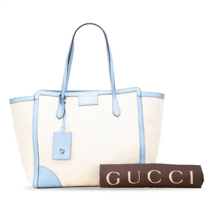 Gucci Medium Canvas Swing Tote