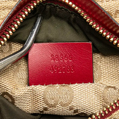 Gucci GG Canvas Web Double Pocket Belt Bag