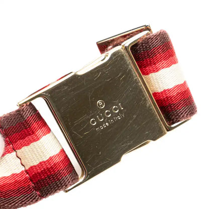 Gucci GG Canvas Web Double Pocket Belt Bag