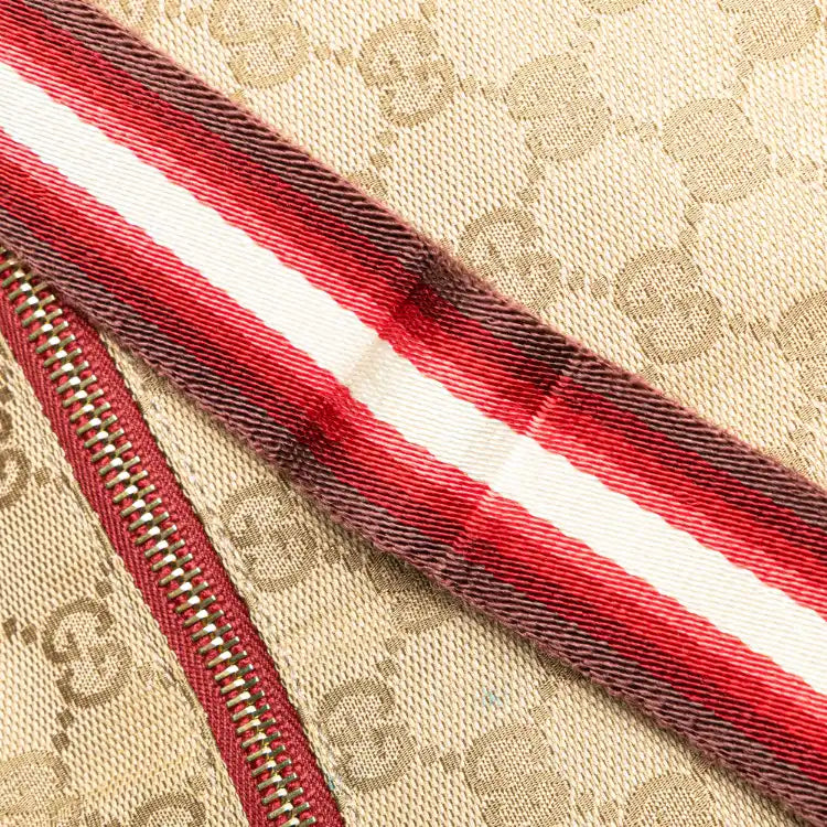 Gucci GG Canvas Web Double Pocket Belt Bag