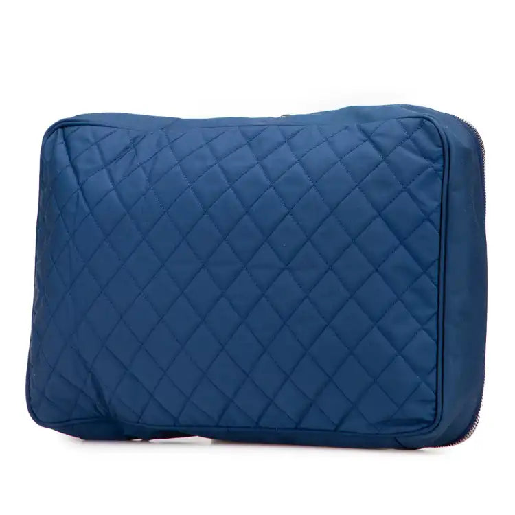 Chanel CC Quilted Nylon Laptop Case