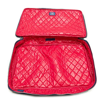 Chanel CC Quilted Nylon Laptop Case