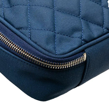 Chanel CC Quilted Nylon Laptop Case
