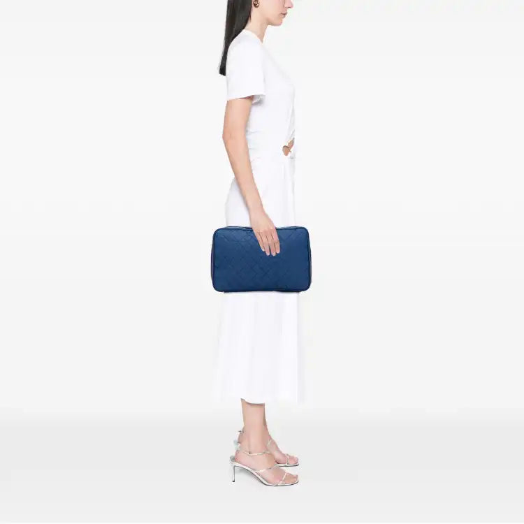Chanel CC Quilted Nylon Laptop Case