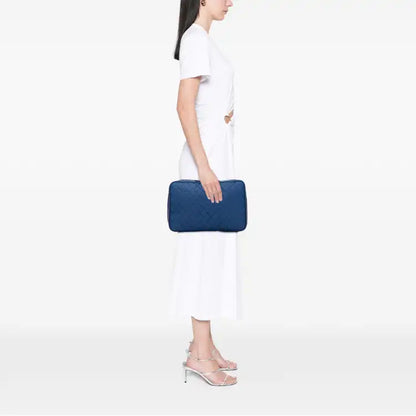 Chanel CC Quilted Nylon Laptop Case