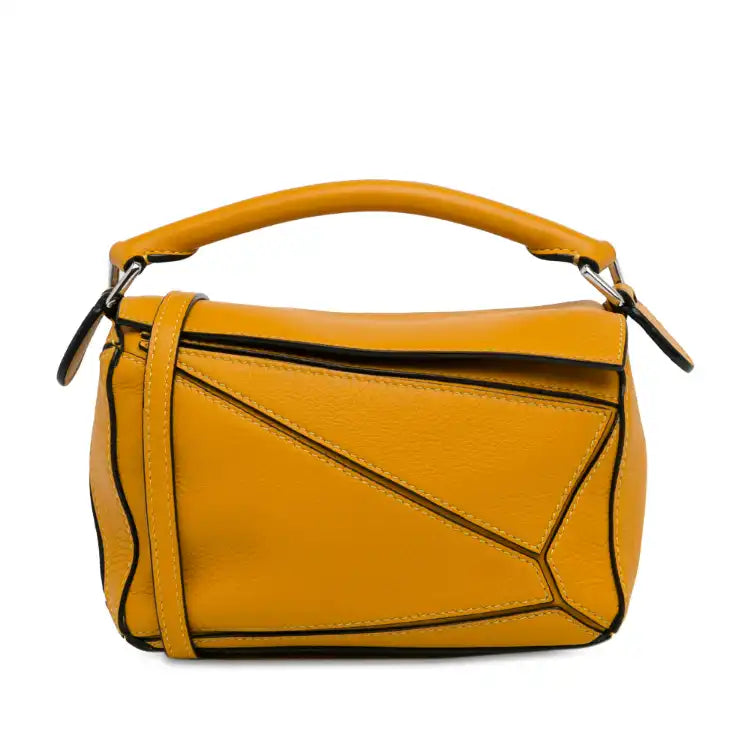 LOEWE Mini Calfskin Puzzle Satchel