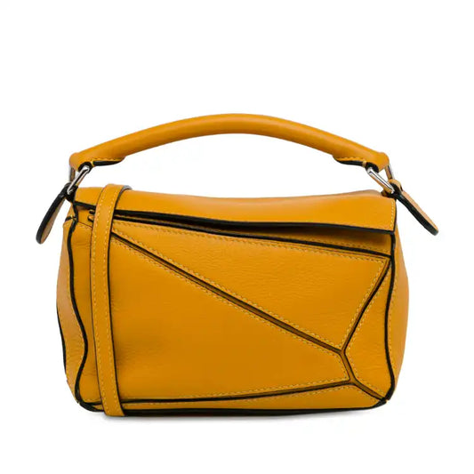 LOEWE Mini Calfskin Puzzle Satchel