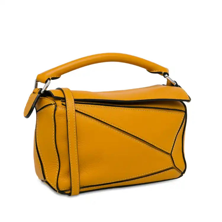 LOEWE Mini Calfskin Puzzle Satchel