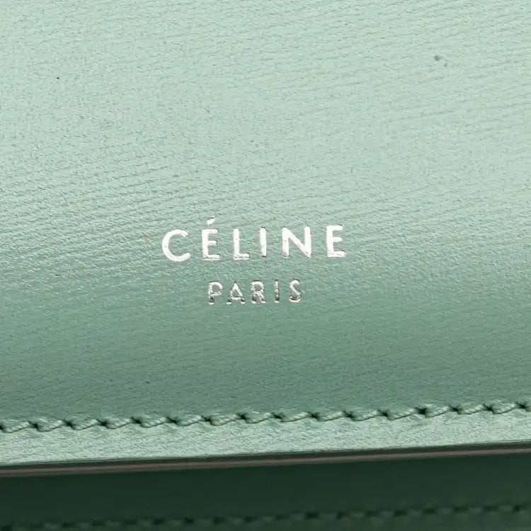 Celine Clasp Leather Tote