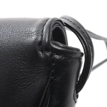 Celine Smooth Calfskin Logo Triangle Crossbody
