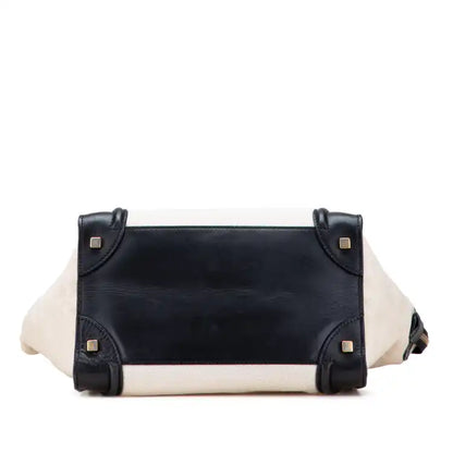 Celine Mini Canvas Tricolor Luggage Tote