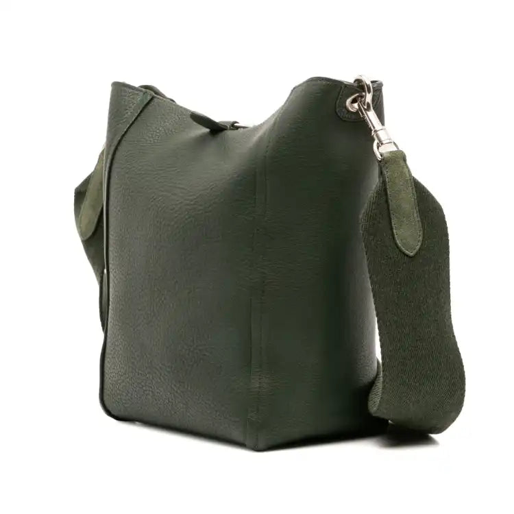 Celine Small Leather Seau Sangle Bucket Bag