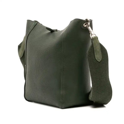 Celine Small Leather Seau Sangle Bucket Bag