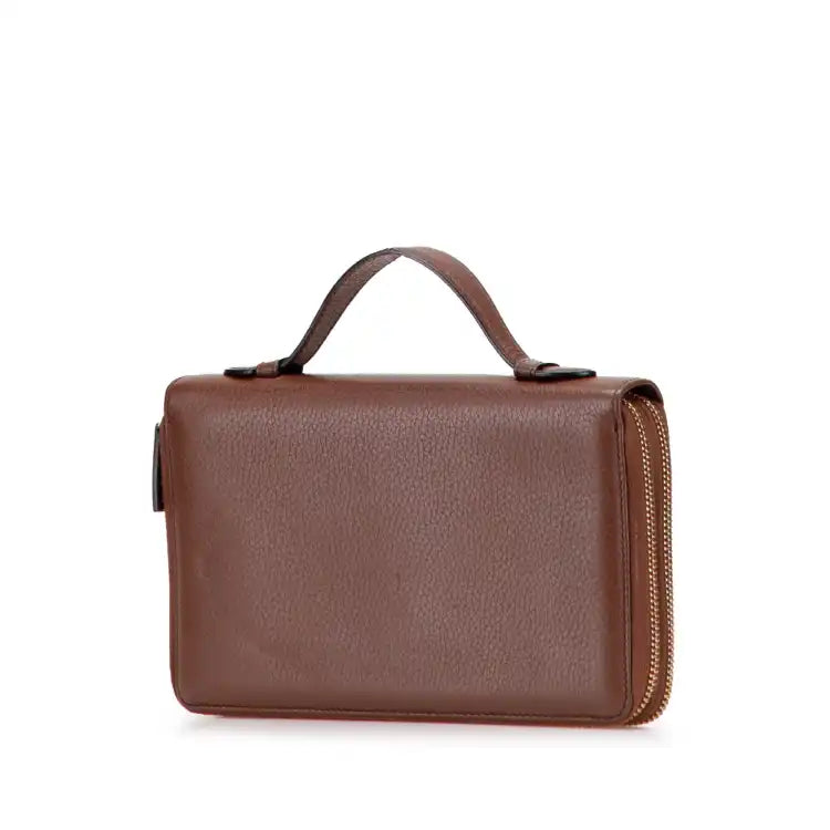 Gucci Pebbled Calfskin Soho Travel Document Case