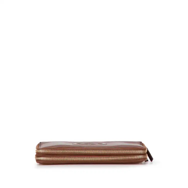 Gucci Pebbled Calfskin Soho Travel Document Case