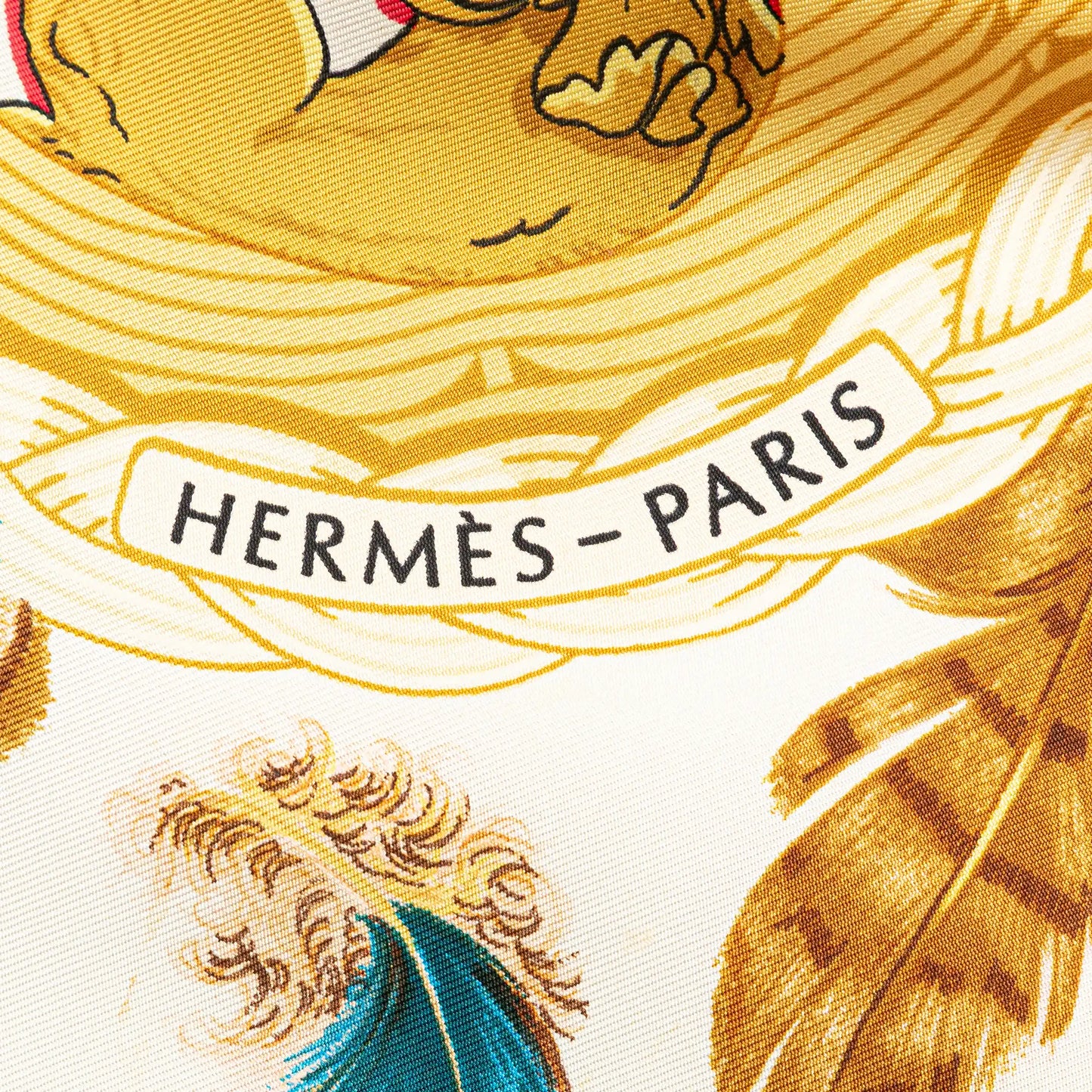 Hermès Couvee D'Hermes Silk Scarf
