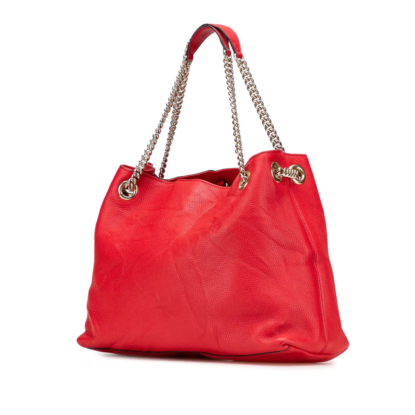 Gucci Medium Leather Soho Chain Tote