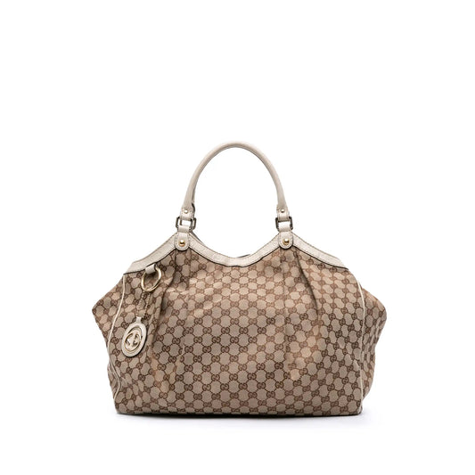 Gucci Large GG Canvas Sukey Tote