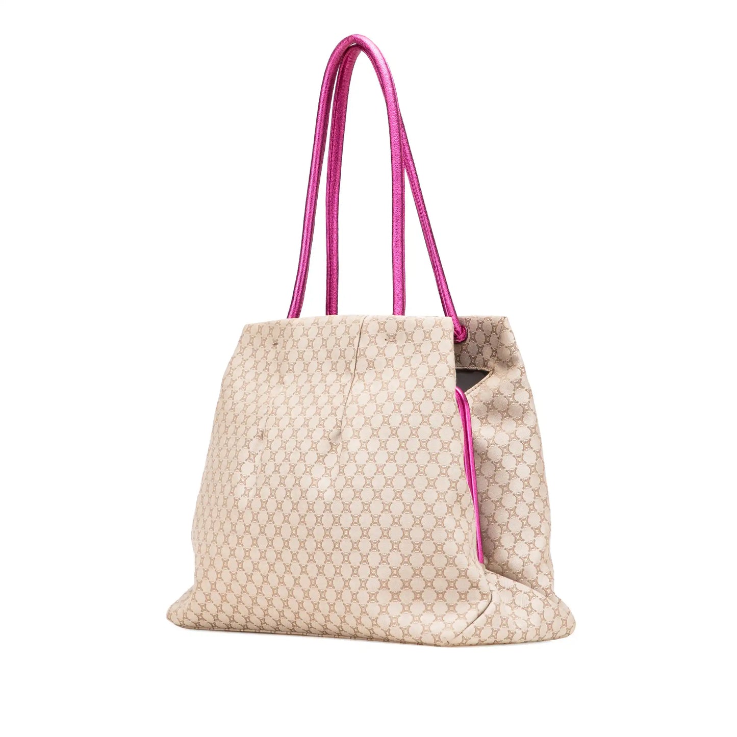 Celine Macadam Canvas Clasp Tote