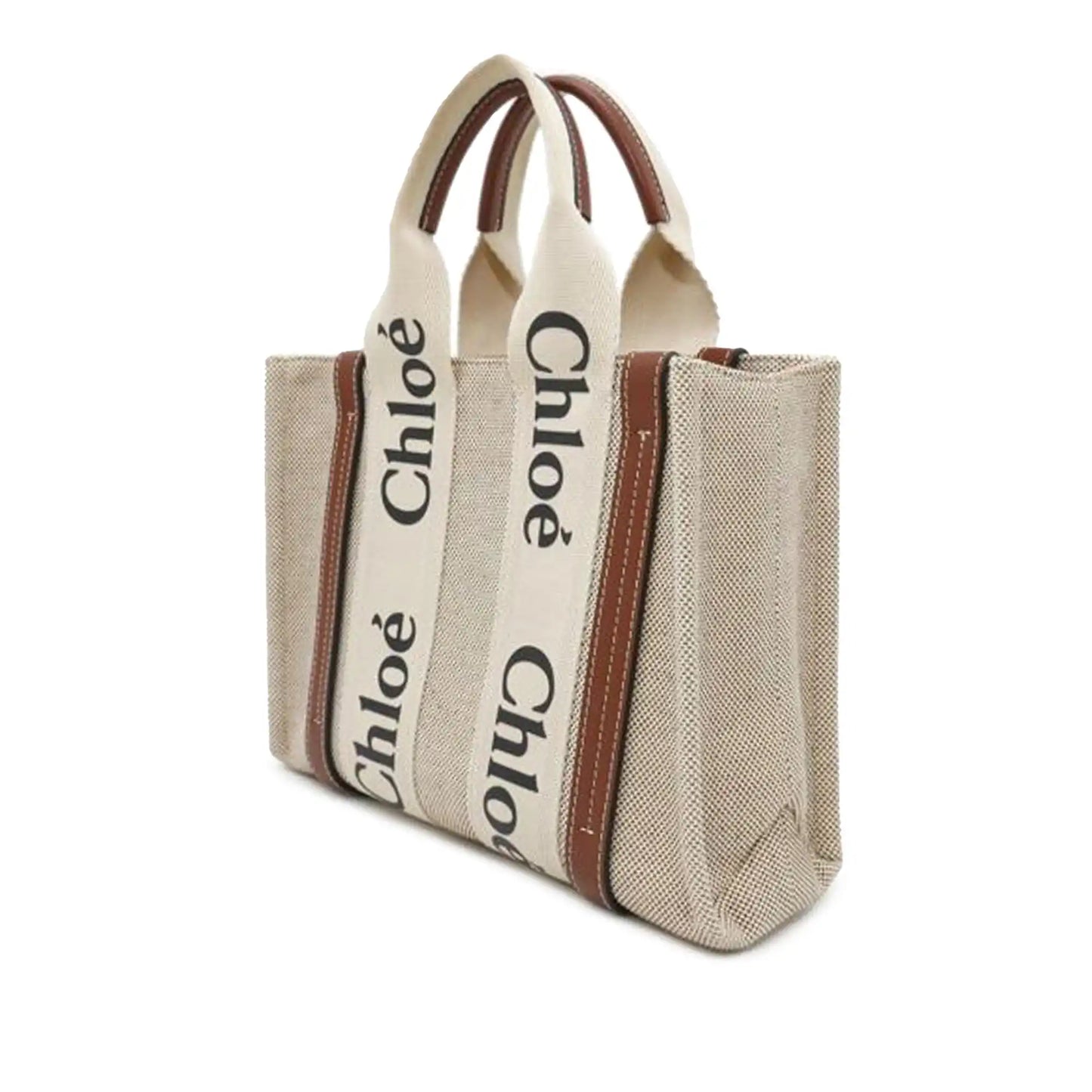 Chloé Small Canvas Woody Tote