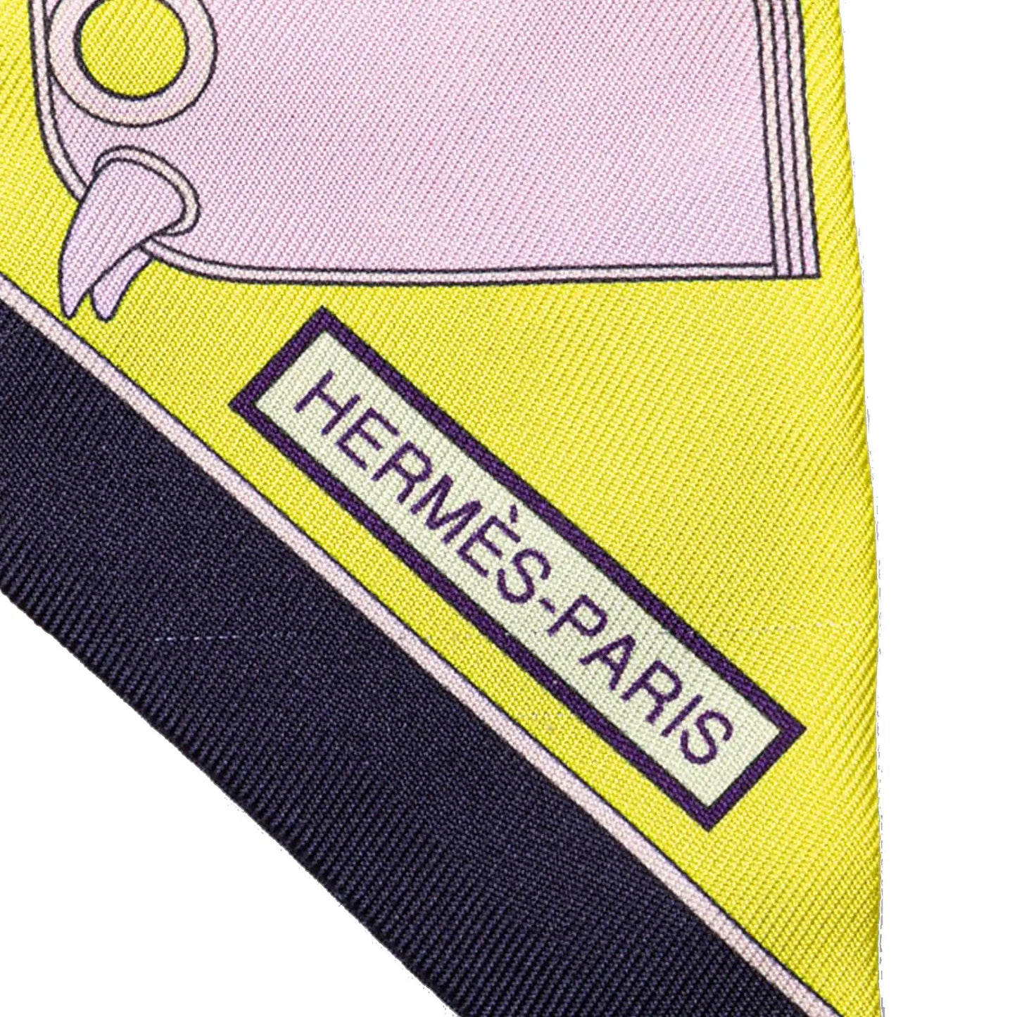 Hermès Camails Silk Twilly Scarf
