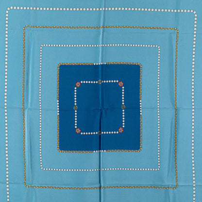 Chanel Jewelry Print Silk Scarf