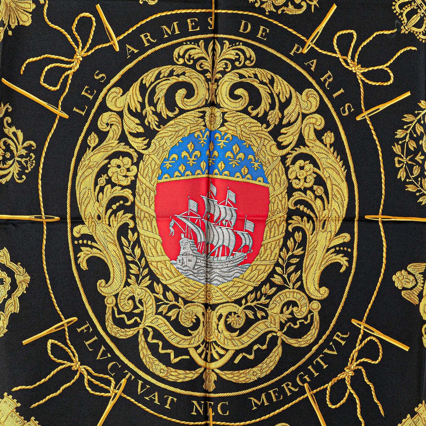 Hermès Les Armes de Paris Silk Scarf