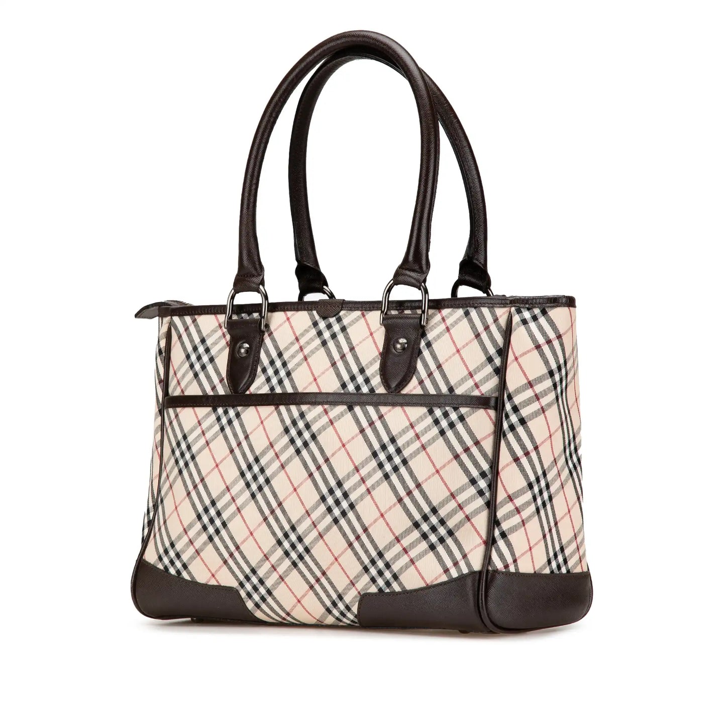 Burberry Nova Check Canvas Tote