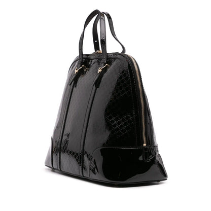 Gucci Large Microguccissima Patent Nice Dome Top Handle Bag
