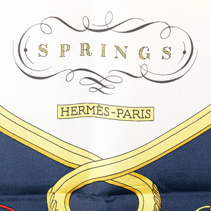 Hermès Springs Silk Scarf 90